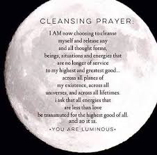 Under The Full Moon Cleansing Prayer Prayers Spiritual Cleansing