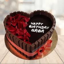Maybe you would like to learn more about one of these? Kitkat Heart Shaped Cake Heart Shaped Cakes Chocolate Cake Designs Cake For Husband