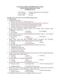 Soal Mid Semester Herbal
