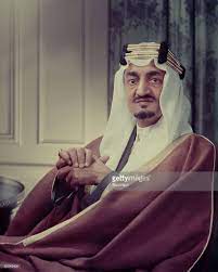 a portrait of the saudi arabian king faisal ibn abdul aziz al saud king faisal portrait photo