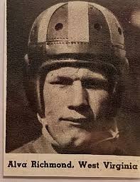 Circa 1945, this is the Richmond Ramblers varsity football team with their  coach and school principal, Cabal Green 'C. G.' Merritt (27 May 1907