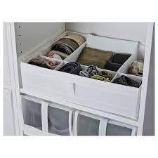 Help your wardrobe manage your clothes. Skubb Kasten Mit Fachern Weiss 44x34x11 Cm Ikea Osterreich