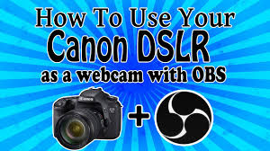 This method will work with both canon and nikon dslr cameras. Use Your Canon Dslr As A Webcam With Obs Outdated Youtube