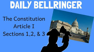 Us Constitution Explained Article I Section 1 2 3 Legislative Branch Youtube In 2020 American History Homeschool Us History Constitution