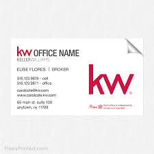 Browse stickers, labels & magnets. Kw Business Card Sticker Keller Williams Business Cards Magnetic Business Cards Real Estate Business Cards