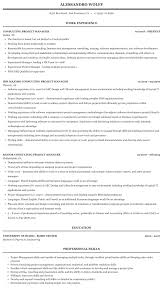 Identify project goals, constraints, deliverables, performance criteria, control needs, and resource requirements in consultation with stakeholders. Consulting Project Manager Resume Sample Mintresume