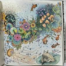 Arte Concluida Jardim Secreto Jardimsecreto Secretgarden Johannabasford Relax Nos Secret Garden Coloring Book Flower Art Drawing Secret Garden Colouring