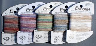 Rainbow Gallery Encore 5 Cards Needlepoint Threads