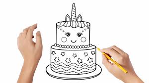 Unicorns have long been our fantasy creatures of choice, and while it may seem the mythical beasts were everywhere last year, they continue to trend. How To Draw A Unicorn Cake Easy Drawings Youtube