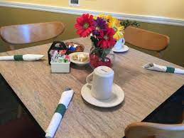 Simple dining table set up for function or events. Cute Table Setup Picture Of Marguerite S Cafe And Catering Dunedin Tripadvisor