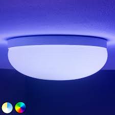 The range of philips hue fittings, lamps and led downlights offer everything you could need when your building a new home or retrofitting existing lights and fittings. Philips Hue Flourish Led Ceiling Light Rgbw Lights Co Uk
