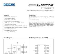 Pericom Product Datasheet - PLL Clock Driver for 1.35V/1.5V ...