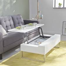 Alinea Novy Table Basse Blanche Avec Tablette Relevable Alinea Decoration Deco Table Tableb Table Basse Blanche Table Basse Relevable Table Basse
