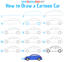 Art miwelcome to art mi channel. How To Draw A Cartoon Car How To Draw Easy