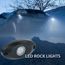 Waterproof Off Road Led Rock Light Kit 8 Led Rock Lights 213 Lumens Super Bright Leds