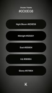 0d0e08 · Hex · Color