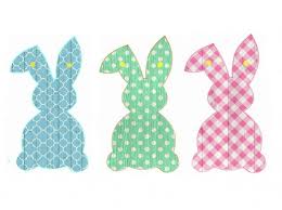 Cut out the hand prints. Easter Bunny Banner Free Printable