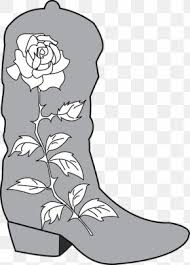 Western boots clipart black and white. Cowboy Boots And Flowers Images Cowboy Boots And Flowers Transparent Png Free Download