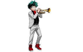 Your file will contain a high resolution.jpg which will produce an excellent quality print up to 16 x 20. Hd Wallpaper Trumpet Boku No Hero Academy Izuku Midoriya Official Art Wallpaper Flare