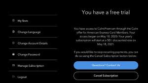 This wikihow teaches you how to use the calm meditation app without a paid subscription on your iphone or ipad. Get A Free Calm Premium Membership With Your American Express Card Cnn Underscored