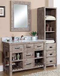 4.5 out of 5 stars. 48 Inch Rustic Bathroom Vanity Carrera White Marble Top Bathroom Vanities Without Tops Rustic Bathroom Vanities 48 Inch Bathroom Vanity