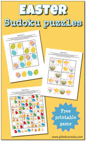 Easter is the time to celebrate new beginnings and continued blessings. Easter Sudoku Gift Of Curiosity