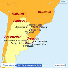 For paraguay, they are pleasantly happy with their start. Stepmap 111079 Uruguay Und Paraguay Landkarte Fur Argentinien
