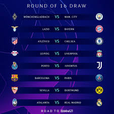 Spicca anche il big match tra l'atletico madrid e il wolfsburg. Sorteggi Ottavi Champions 2020 21 Le Avversarie Di Juve Lazio E Atalanta