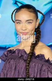 London, UK . 6 December, 2022 . Bailey Bass pictured at the AVATAR The Way  of Water World Premiere held at the Odeon Leicester Square. Credit: Alan D  West/Alamy Live News Stock Photo