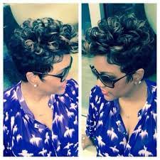 Pin Curls Hairstyle For Black Women Cruckers