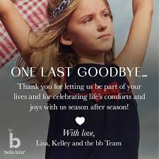 One last goodbye 💙, Thank you for letting us be part of your lives and  memories—season after season., With love,, Lisa, Kelley & the bb Team