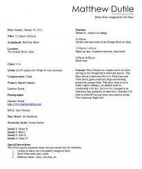 Using Call Sheets To Enhance Your Production Good Essay Digital Photography School Resume Template Word
