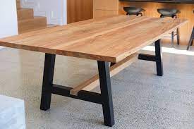 Railroad Refectory Table Wrw Co In 2020 Timber Dining Table Dining Room Table Dinning Table Design