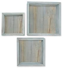 Maybe you would like to learn more about one of these? Set Of 3 Square Vintage Farmhouse Shadow Box Shelves Barnwood Decor Farmhouse Display And Wall Shelves By Ekena Millwork Houzz