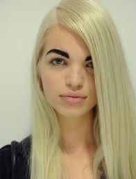 Eyebrow Blonde Hair Dark Eyebrows Bad Eyebrows Dark Eyebrows