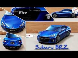 How To Make A Paper Car Diy Papercraft Car Subaru Brz Papercar 3d Models Youtube In 2020 Subaru Brz Paper Car Diy Car