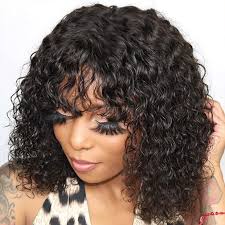 Tutti i tipi di parrucche Parrucche di Bob dell'onda dell'acqua di 10-16  pollici