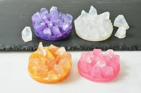 Not only does it do the trick of getting you clean, but it's legit gorgeous and we can't take our eyes off of it. Make Your Own Crystal Soaps A Beautiful Mess