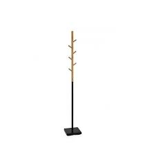 Portemanteaux Sur Pied En Metal Noir Et Bambou Metal Noir Porte Manteaux Bambou