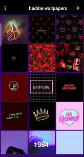 Baddie wallpaper, red, dark, circle, samantha, sam manson. Baddie Wallpapers For Android Apk Download
