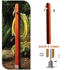 Fontaine De Jardin Bois De Chataignier Fontaines De Jardin Cour