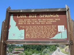 Lava Hot Springs Historic Marker Hot Springs Idaho Hot Springs Hot Pools