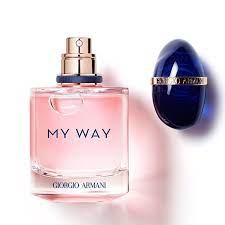 It is being marketed by l'oréal. My Way By Giorgio Armani
