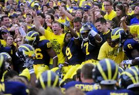 Image result for michigan fans yelling