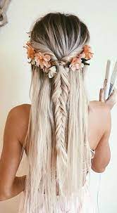 Pretty Hair Hair Flowers Braids Hair Styles Gorgeous Hair Long Hair Styles