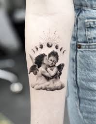 Bold moon phase leg tattoo. 51 Dreamy Moon Tattoos To Brighten Up Your Aura Our Mindful Life