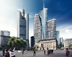Alle Pramierten Entwurfe Deutsche Bank Areal In Frankfurt Hochhaus Neue Wege Strasse