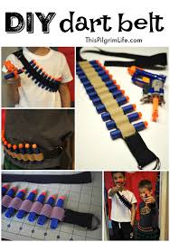 This diy project is such a great playroom idea. Diy Dart Belt This Pilgrim Life
