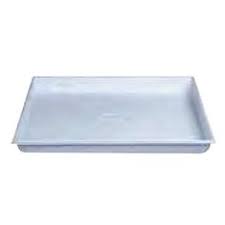Water Tite Washing Machine Pan Plastic 29 X 34 Id Underdrilled 1 1 2 Pvc Drain Connection Wm Washing Machine Pan Washing Machine Dish Racks Drain Boards