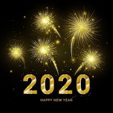 Download Golden Fireworks New Year 2020 For Free New Year 2020 Vector Free Newyear